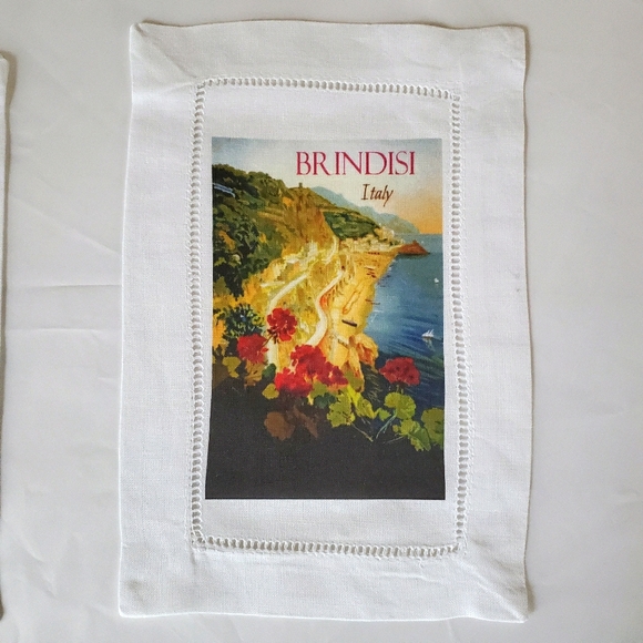 5 Linen Travel Placards - Picture 5 of 7